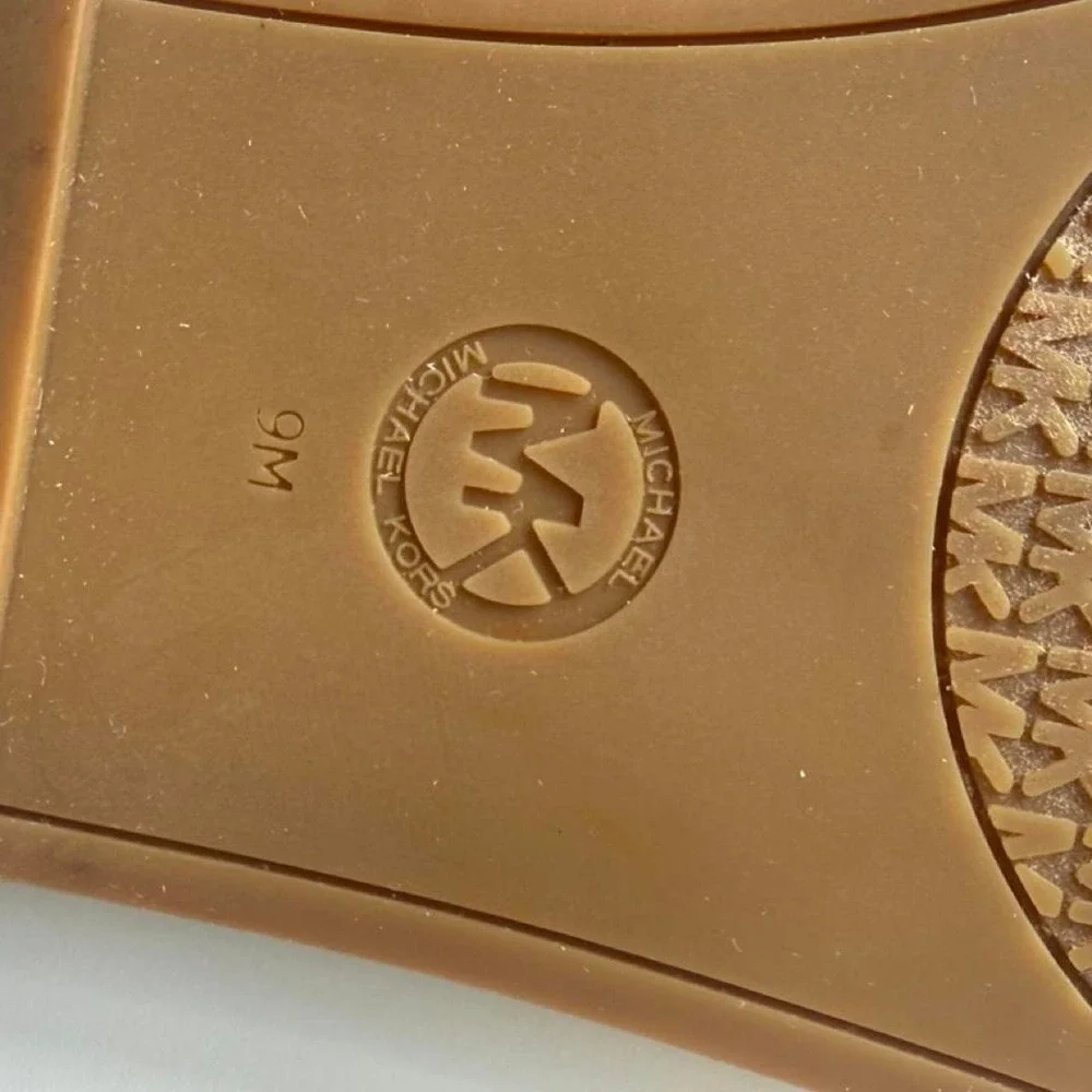 Michael Kors Denim Logo Sandals Size 9